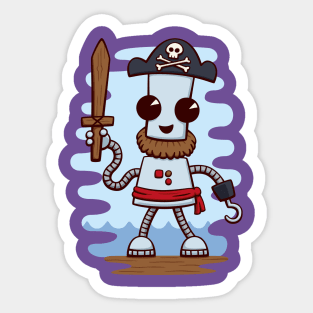 Pirate Ned Sticker